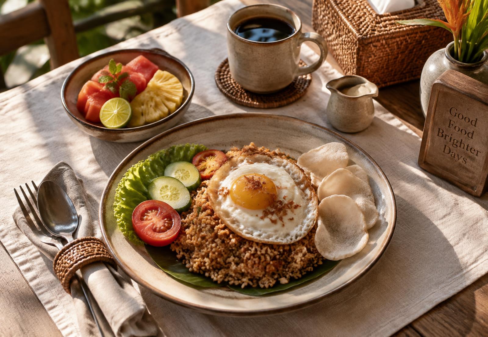 Sarapan pagi di Hailoa Living